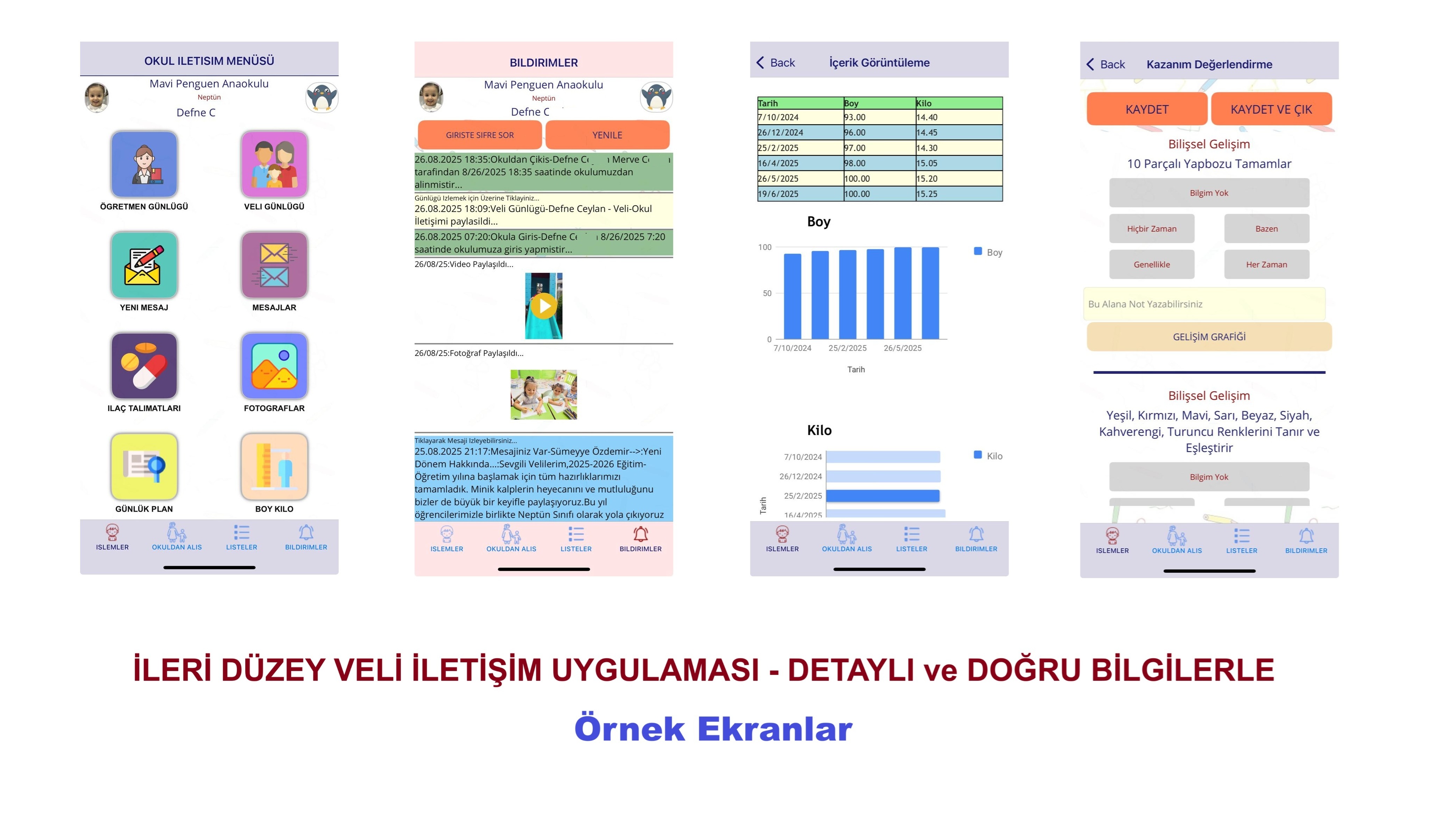 VELİ İLETİŞİM SİSTEMİMİZ